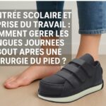 Rentrée scolaire et reprise du travail : comment gérer les longues journées debout après une chirurgie du pied ?
